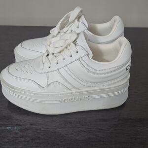 Celine Women's White Platform Sneakers